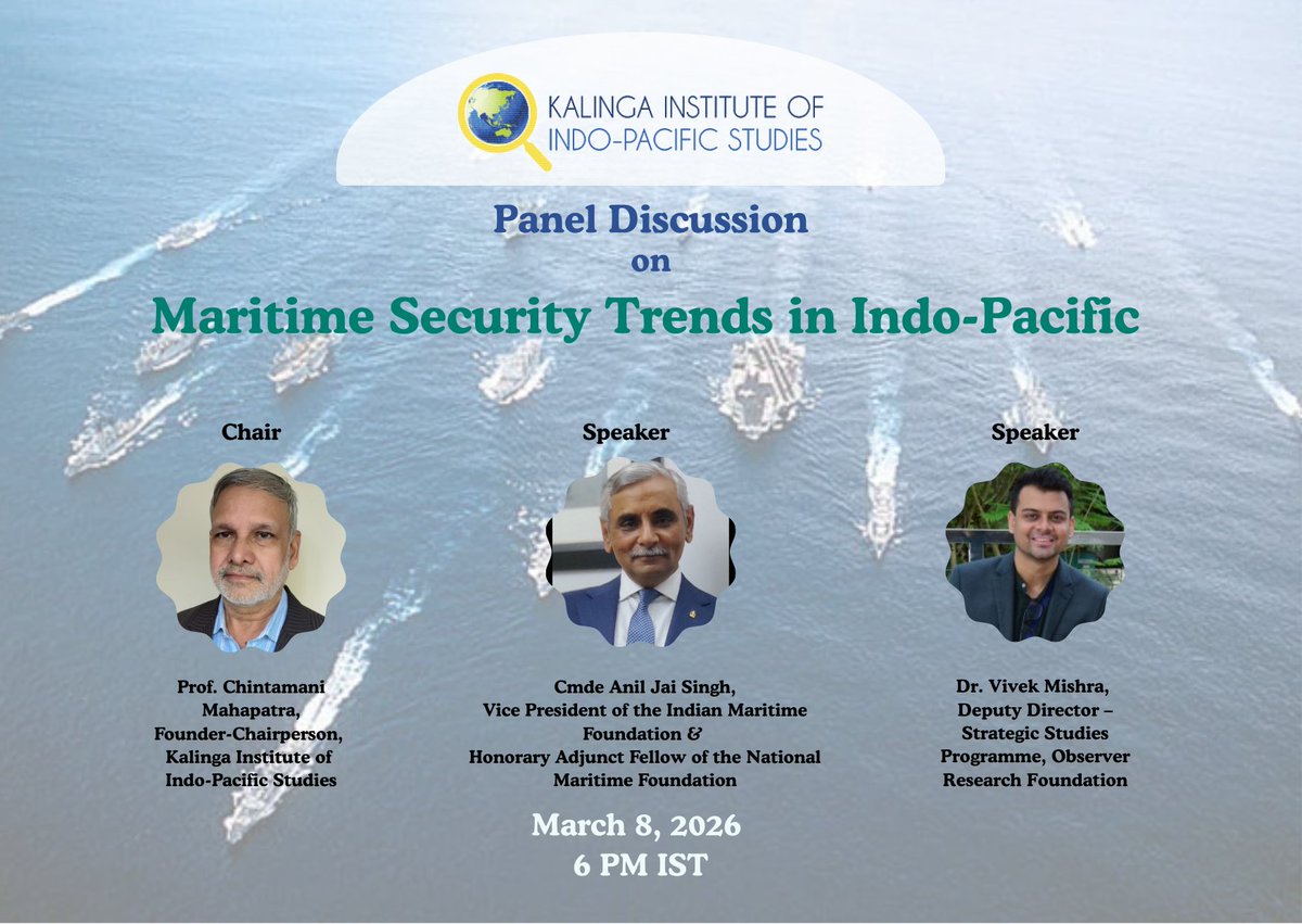 Kalinga Institute of Indo-Pacific Studies tweet media