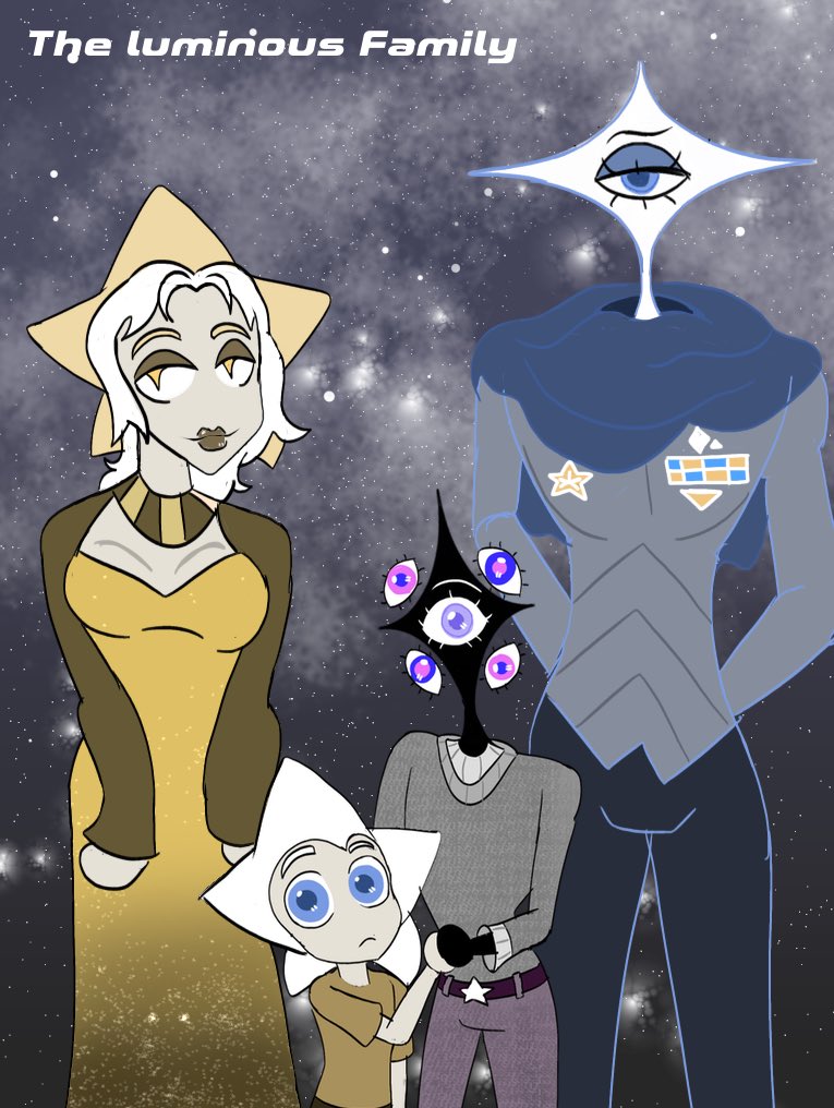 Ser_ElliotSight's tweet photo. 🤍Family portrait 🤍 #Spaceoc #Staroc #originalcharacter #Ocart #Oc https://t.co/r8eBgwlSO4