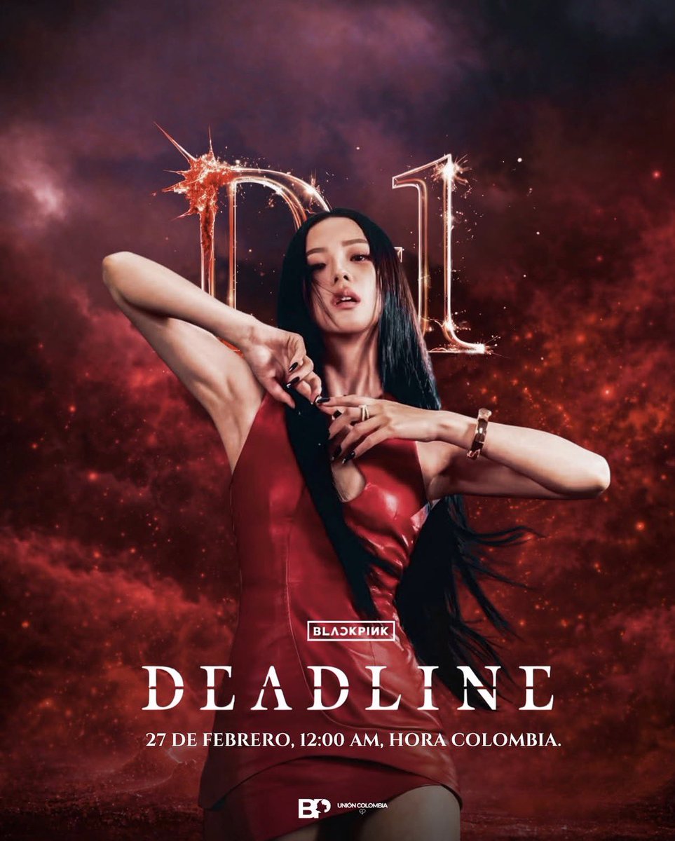 📸 D-1 #JISOO DEADLINE PÓSTER🖤🩷

ONE DAY TILL DEADLINE 
#DEADLINEbyBLACKPINK 
#BLACKPINKWillMakeYouGO