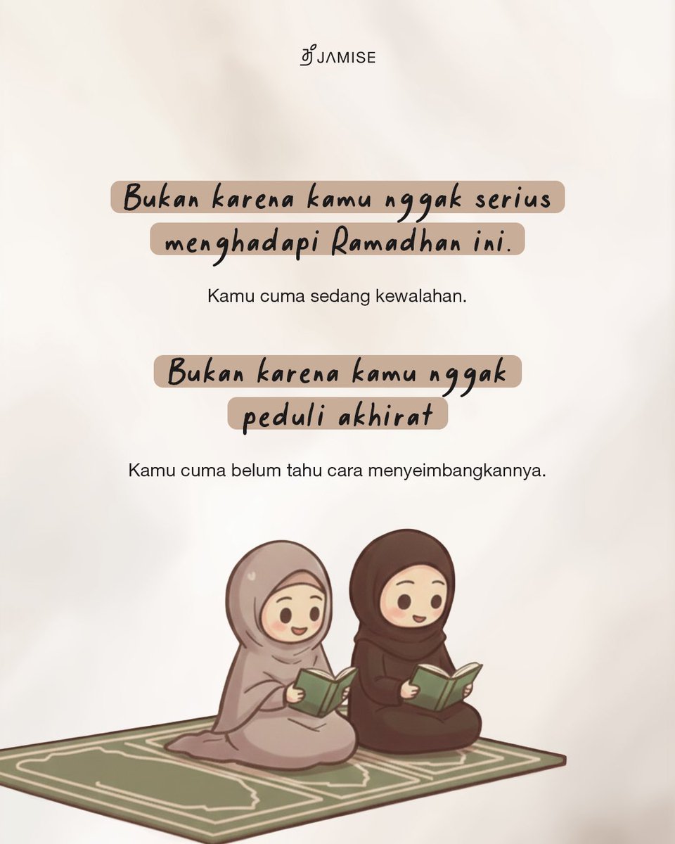 jamise_syari's tweet photo. Kalau kamu lg ada di fase ini, maybe this is your pause button!

Kita belajar gmn mengatur Ramadhan di tengah deadline tanpa hrs ngerasa tertinggal, di Kajian Salaman Vol.25 Target Dunia vs Target Akhirat "Mengoptimalkan Ramadhan di Tengah Deadline", Jumat besok lewat zoom ya! https://t.co/BpwAzZODEm