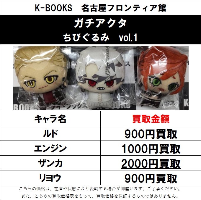 買取情報】 「#ガチアクタ」より ちびぐるみ vol.1を大募集！！ 1点