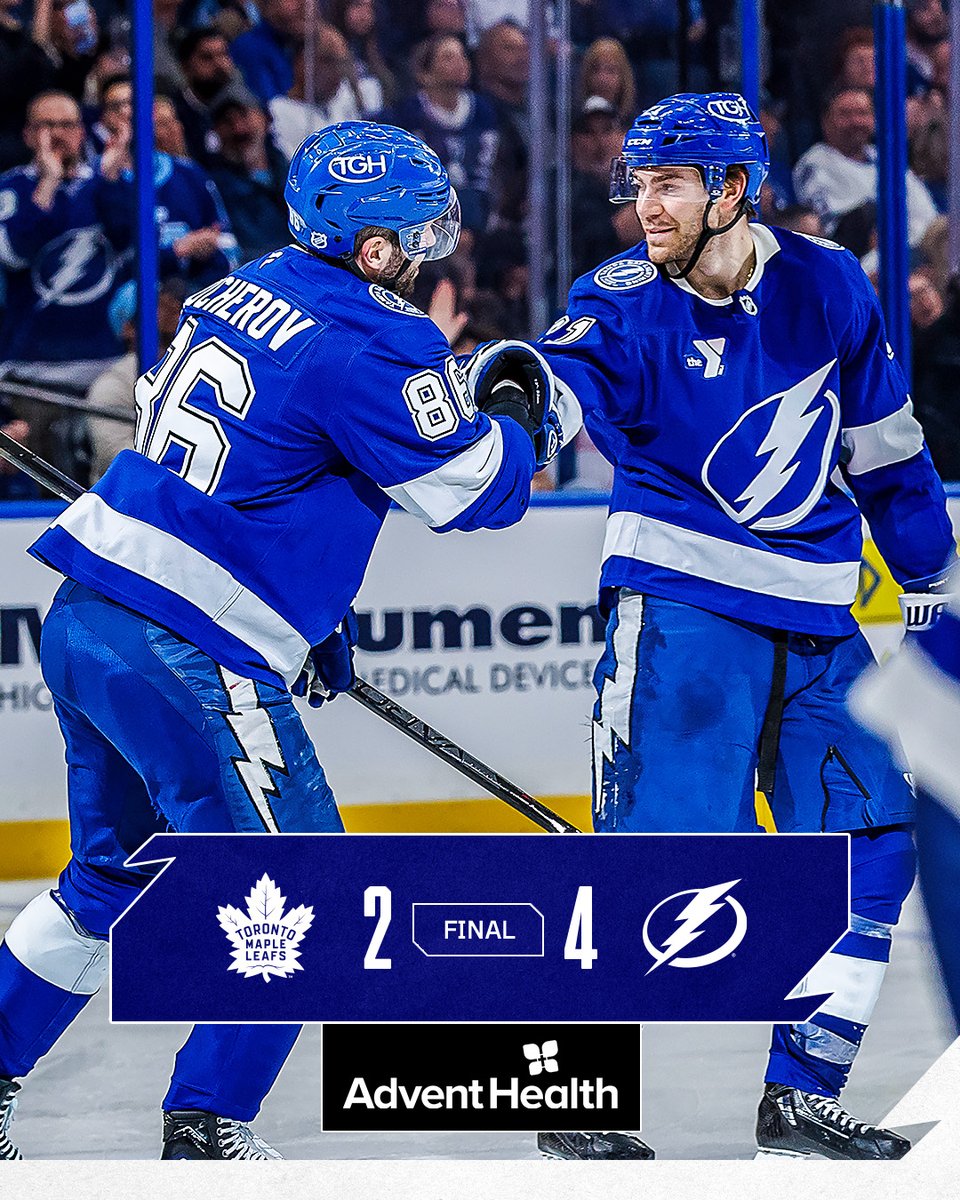 TBLightning's tweet photo. This just in: Bolts are still hot 🥵

#GoBolts | #TORvsTBL https://t.co/9spwwIucoT