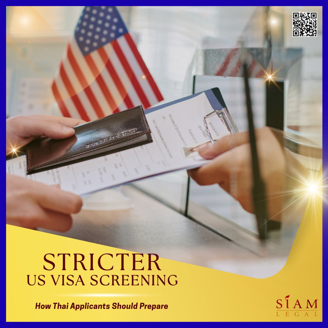 USVisa_Thailand's tweet image. US visa screening is becoming more detailed. Applicants in Thailand should focus on strong ties, stable finances, and fully consistent documentation. (1)
 
#USVisaThailand #USVisaApplication #VisaInterview #TravelToUSA #SiamLegal