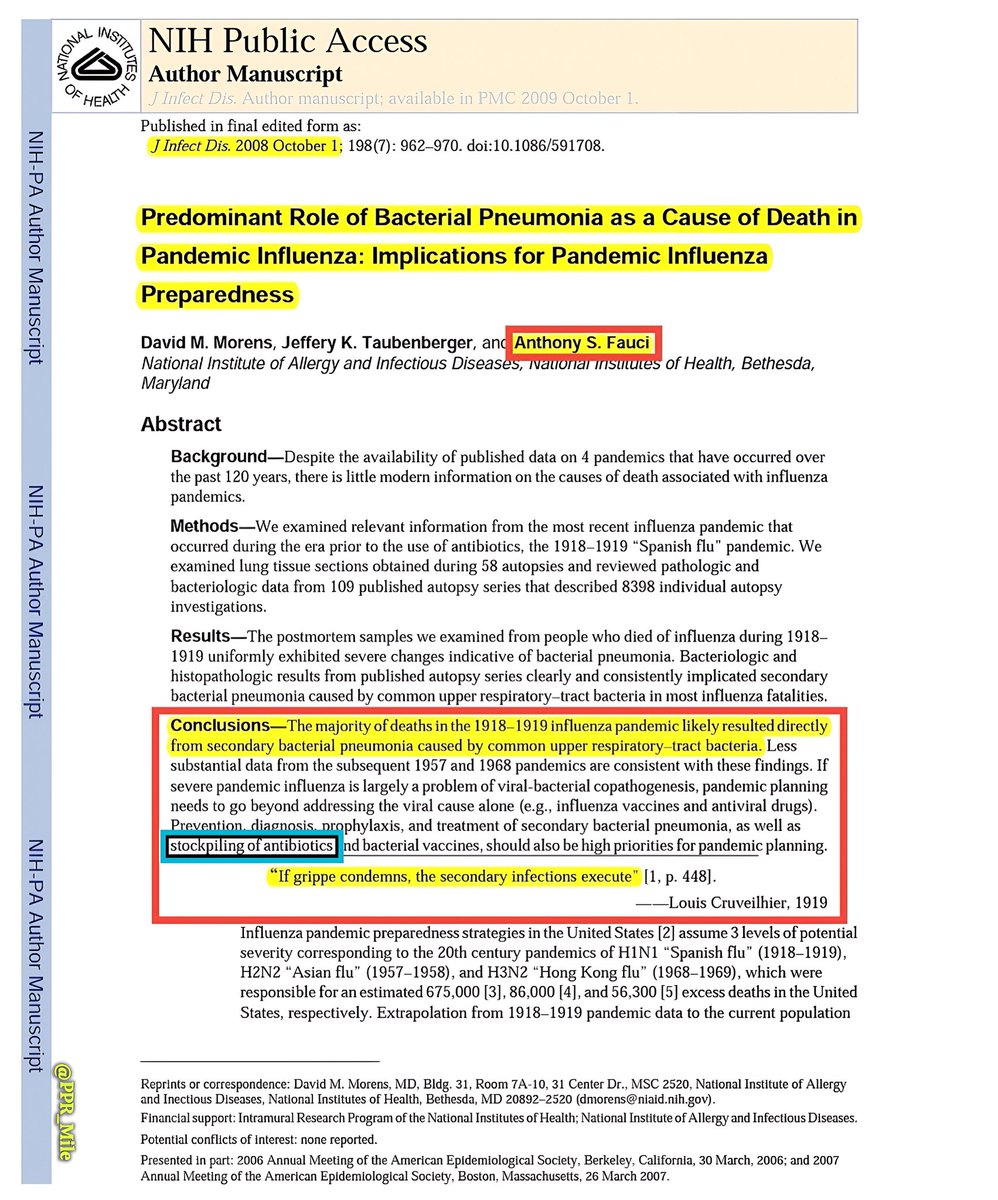 PPR_Mile's tweet image. Thank you, Aaron!

Your FOIA'ed Fauci Emails regarding "Covid-19" is the smoking gun!

 ★ FACT: On 09/18/2014, President Barack Obama signed an Executive Order 13676 that was a 5 year National Action Plan to implement Antibiotic Stewardship Programs throughout all US Hospitals