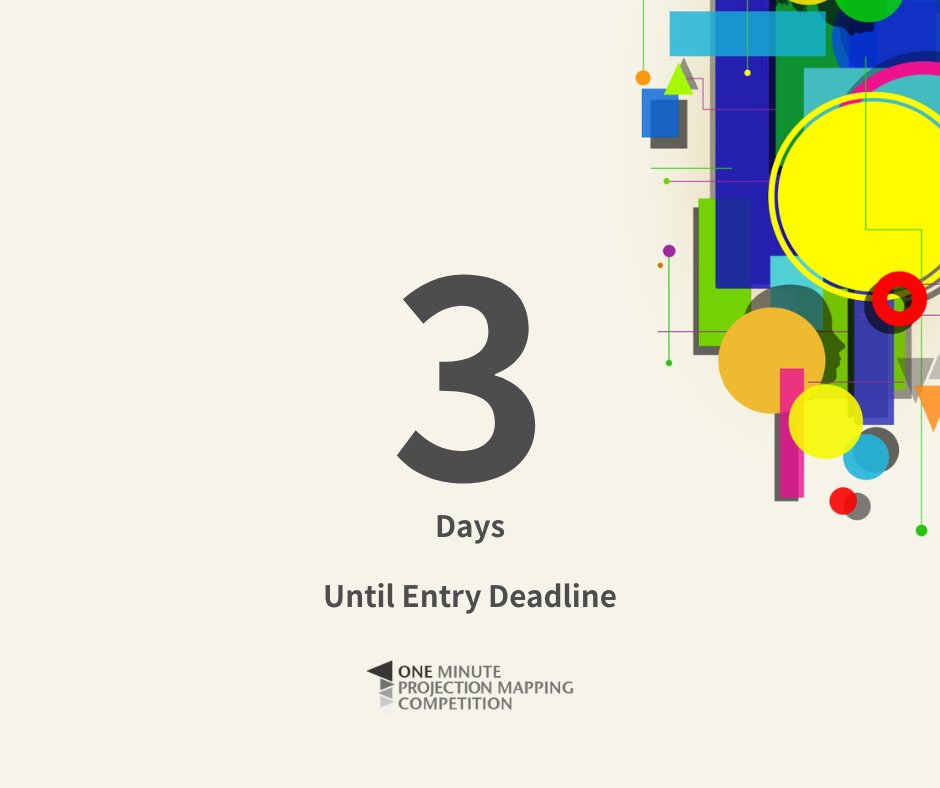 1minute Projection Mapping Competition tweet media
