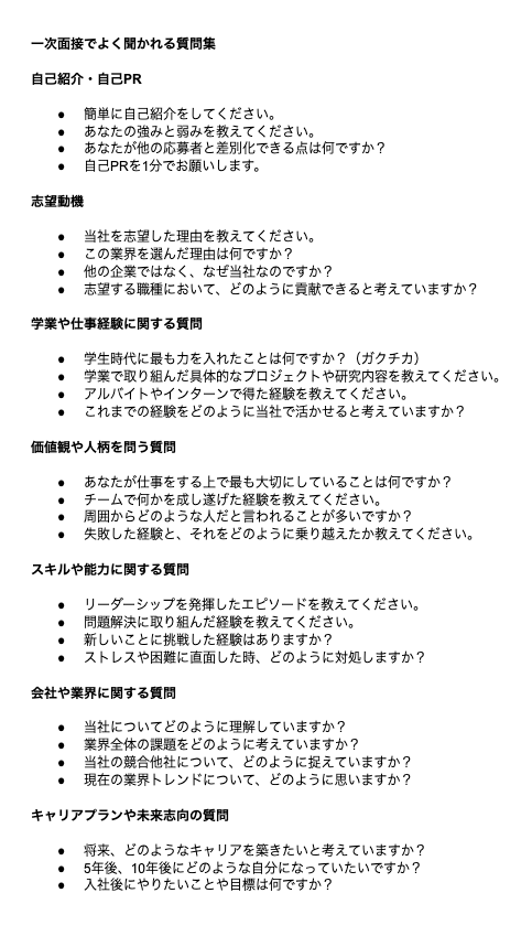 syukatsuinu's tweet photo. 1次面接でよく聞かれる質問

27卒の方で、メンターにES添削や面接対策をしてほしい方は、固ツイからお申し込みください。 無料で何度でもご相談いただけます。 https://t.co/ucEqVOU91h