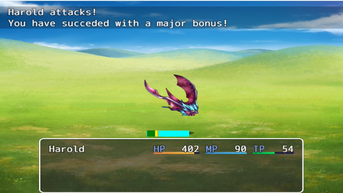 tkool_dev's tweet photo. 【お知らせ】#RPGツクールMV 向け公式DLC『タイミングバトルプラグイン』が登場！　バトル中、タイミングよくボタンを押すことでダメージを増減させる機能を実装できます。

https://t.co/uhXf9fHBL9 https://t.co/FV2B03Yzq9