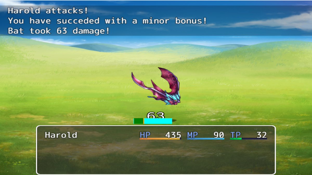 tkool_dev's tweet photo. 【お知らせ】#RPGツクールMV 向け公式DLC『タイミングバトルプラグイン』が登場！　バトル中、タイミングよくボタンを押すことでダメージを増減させる機能を実装できます。

https://t.co/uhXf9fHBL9 https://t.co/FV2B03Yzq9