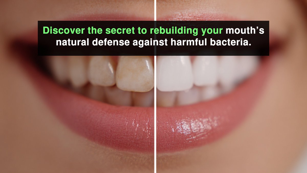 KennethNew99784's tweet photo. Rebuild your mouth's defenses overnight.

#MicrobiomeMouthRevolution #HealthyGumsRestoration #ProbioticSmileSolution

https://t.co/TRc27ePTU1 https://t.co/06lqxHShMX