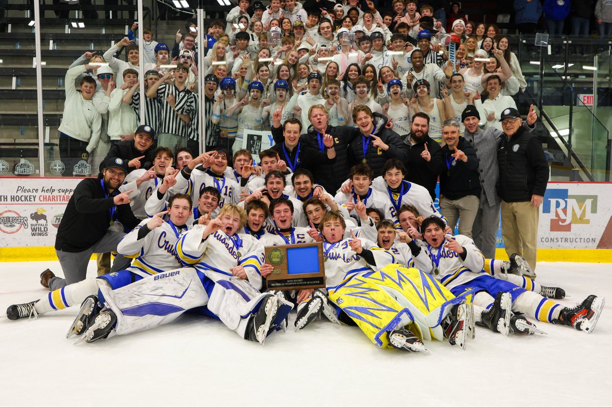 YouthHockeyHub's tweet photo. BHS
Section 5A Final

FINAL
(1) St. Cloud Cathedral > (2) Monticello (3-1)

Crusaders: Van Heel, Trant, Ruprecht

Moose: Stroll

SOG: 21-15 Crusaders https://t.co/N6jc9Bwswj