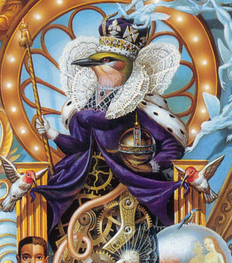 The best part being is it’s from an acrylic painting!!? The artist, Mark Ryden spent 6months &amp; I get it. Even down to the draft sketches I’m in awe. The attention to detail is insane. It’s amazing how much translated once reduced to the smaller digital size