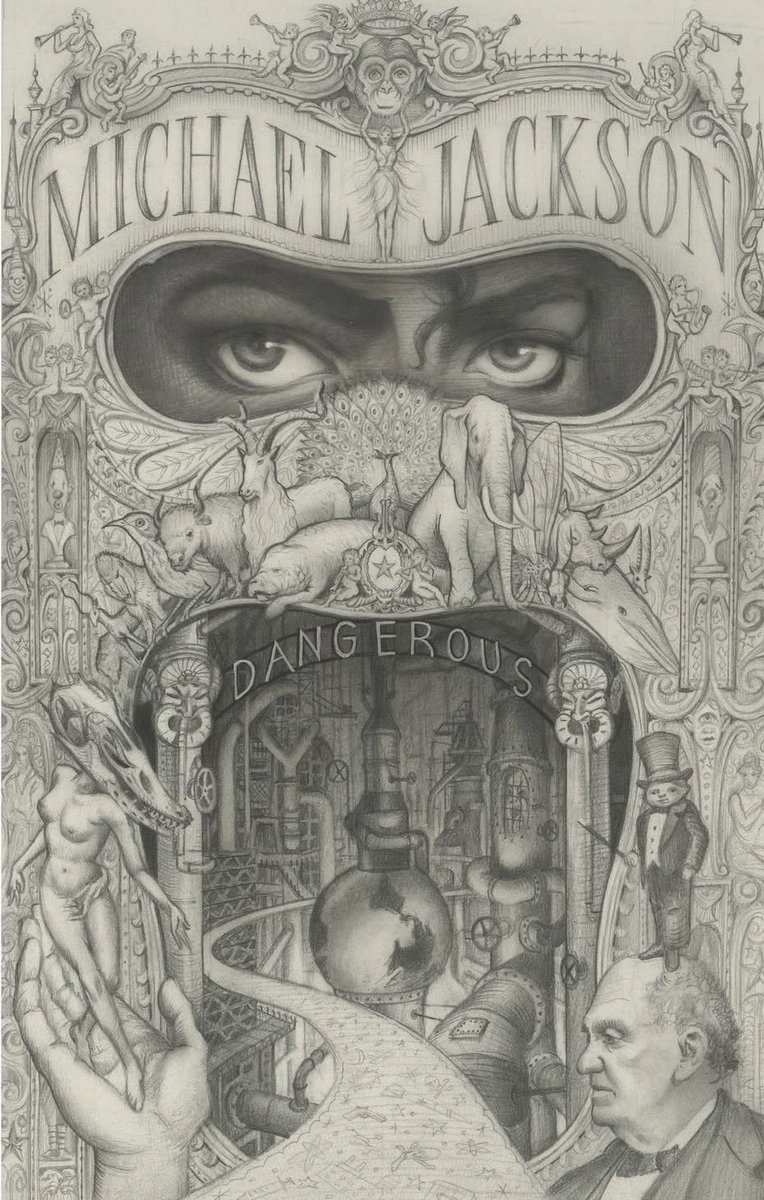 liveftvault's tweet photo. The best part being is it’s from an acrylic painting!!? The artist, Mark Ryden spent 6months &amp; I get it. Even down to the draft sketches I’m in awe. The attention to detail is insane. It’s amazing how much translated once reduced to the smaller digital size https://t.co/YXfvOrL53r