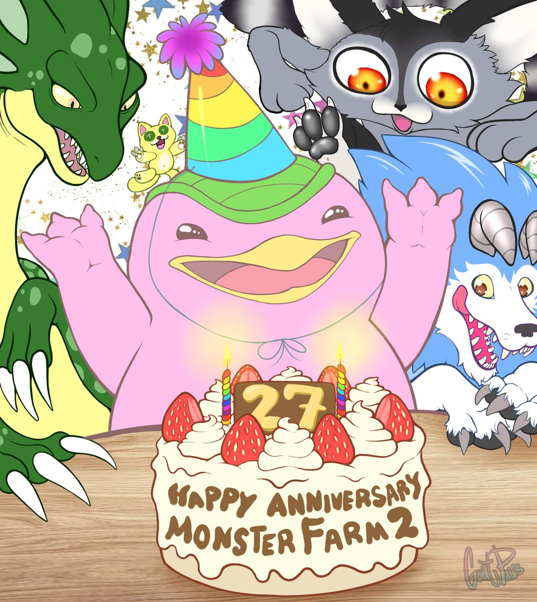 HAPPY ANNIVERSARY MONSTER FARM 2!!! Still the best game ever!! #モンスターファーム2 #MonsterRancher2