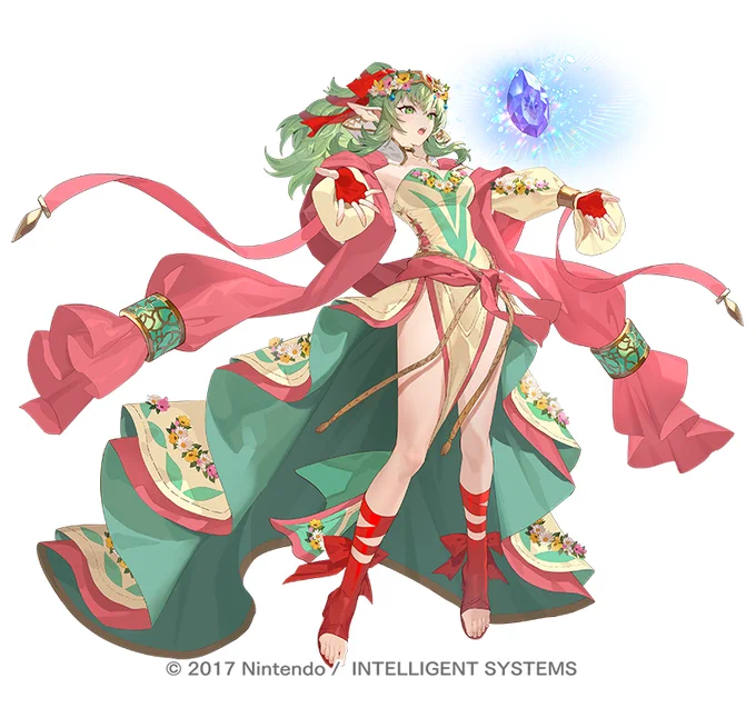 【ファイアーエムブレム ヒーローズ】にて「悠久を生きる巫女 チキ」のイラストを描かせていただきました。どうぞよろしくお願い致します! #FEヒーローズ