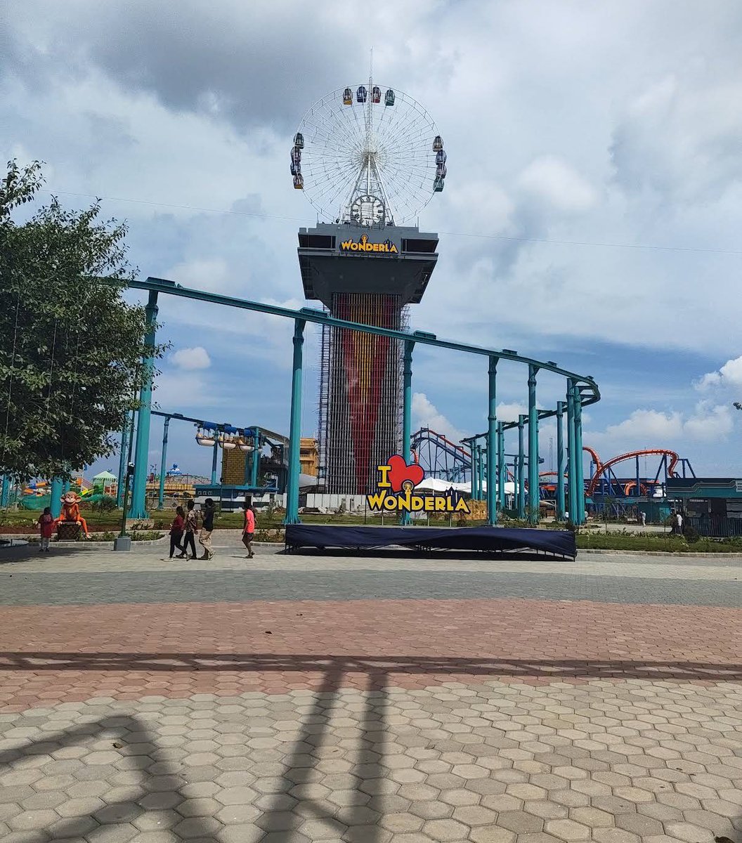 UpdatesChennai's tweet image. The signature Giant Wheel at Chennai's Wonderla looks complete and could open for public use soon... #Chennai #Wonderla 🎡🎢