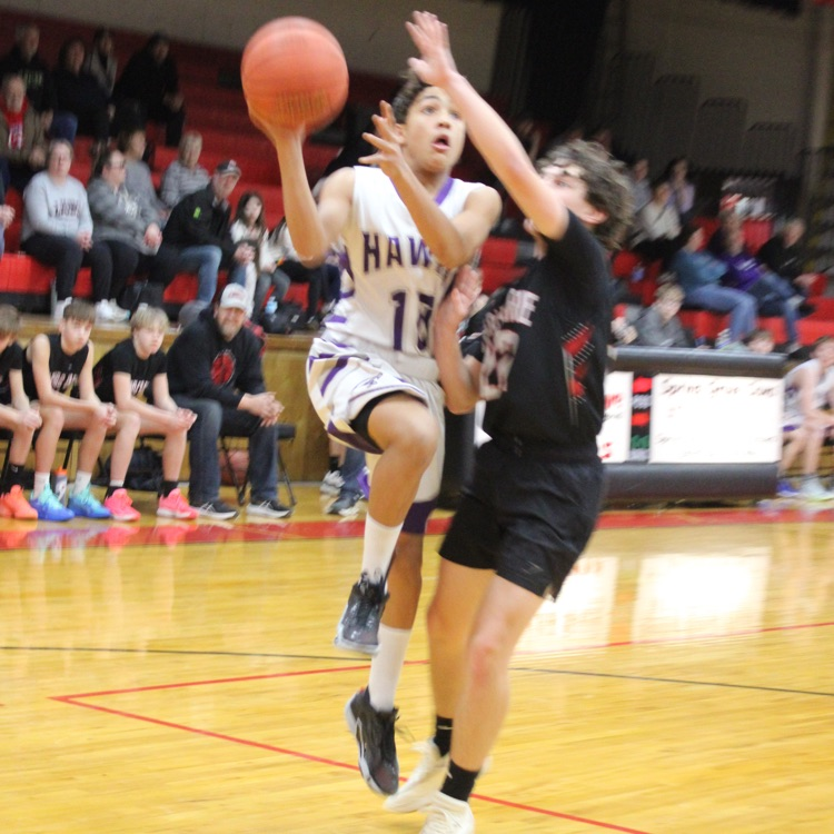 The 8th grade boys wrapped up their Jr. High basketball careers this week.