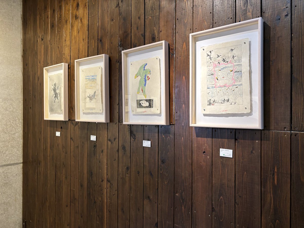 「生熊奈央(<a href="/nao4852/">NaoIkuma(生熊奈央)</a>)×SHOKO KITAMOTO(<a href="/0sho_k0/">SHOKO KITAMOTO</a>)二人展｜迷宮の悪夢」

今回のSHOKO KITAMOTOドローイングはコマ割りになっていたりしてコミックを見てるよう。しかし、その裏に隠された内容とは・・・

本日、SHOKOさん、13時頃から在廊予定です！

#生熊奈央　#SHOKO_KITAMOTO #版画 #ドローイング