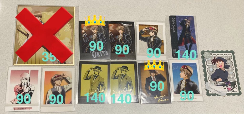 交換・譲渡】銀魂 ぱしゃこれ 缶バッジ キャラバッジコレクション