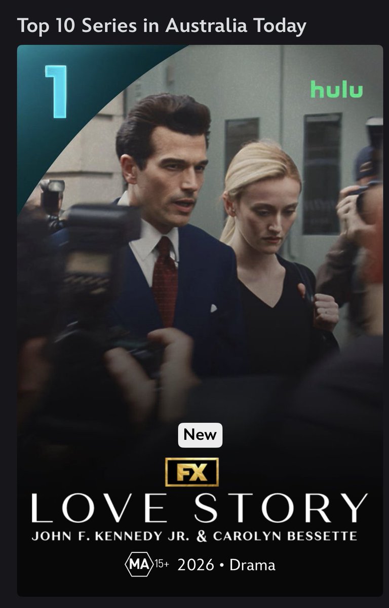 JM_discover's tweet photo. On the TV Gold podcast: Ryan Murphy delivers again at his new home on @DisneyPlus + with Love Story: JFK Jr #1 in Australia this week. Also check out our dedicated Ryan Murphy special with his Best 5 series.
Listen: https://t.co/CxHDziucNx https://t.co/O3hS9X9aVz
