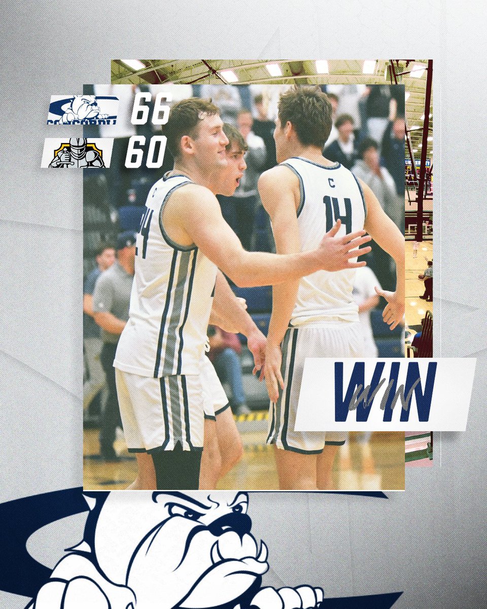 cunebulldogs's tweet photo. 🏀 | FINAL: @CUNEmbb 66, Dordt 60 (Seward, NE).

CUNE (18-11) advances to GPAC semis for 5th straight year! #RTB!

Kissinger: 23 pts, 7 rebs | Jacobsen: 12 pts (8-8 FTs) | Duitsman: 9 pts, 5 rebs | Kulus: 6 pts, 3 stls.