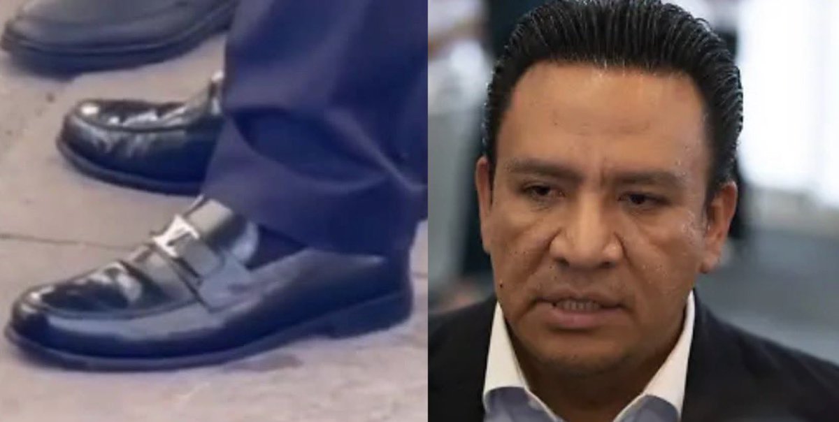 🟣Las caros zapatos de Lupe Torres‼️

Varios portales informativos exhibieron el fino calzado del secretario de gobierno, Guadalupe Torres Sánchez. Se estableció que son de la marca Louis Vuitton y superan los 25 mil pesos… goo.su/d7jhA

#SLP #GuadalupeTorres