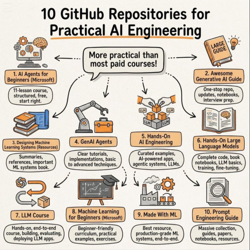 10 GitHub repositories that will teach you more practical AI ...