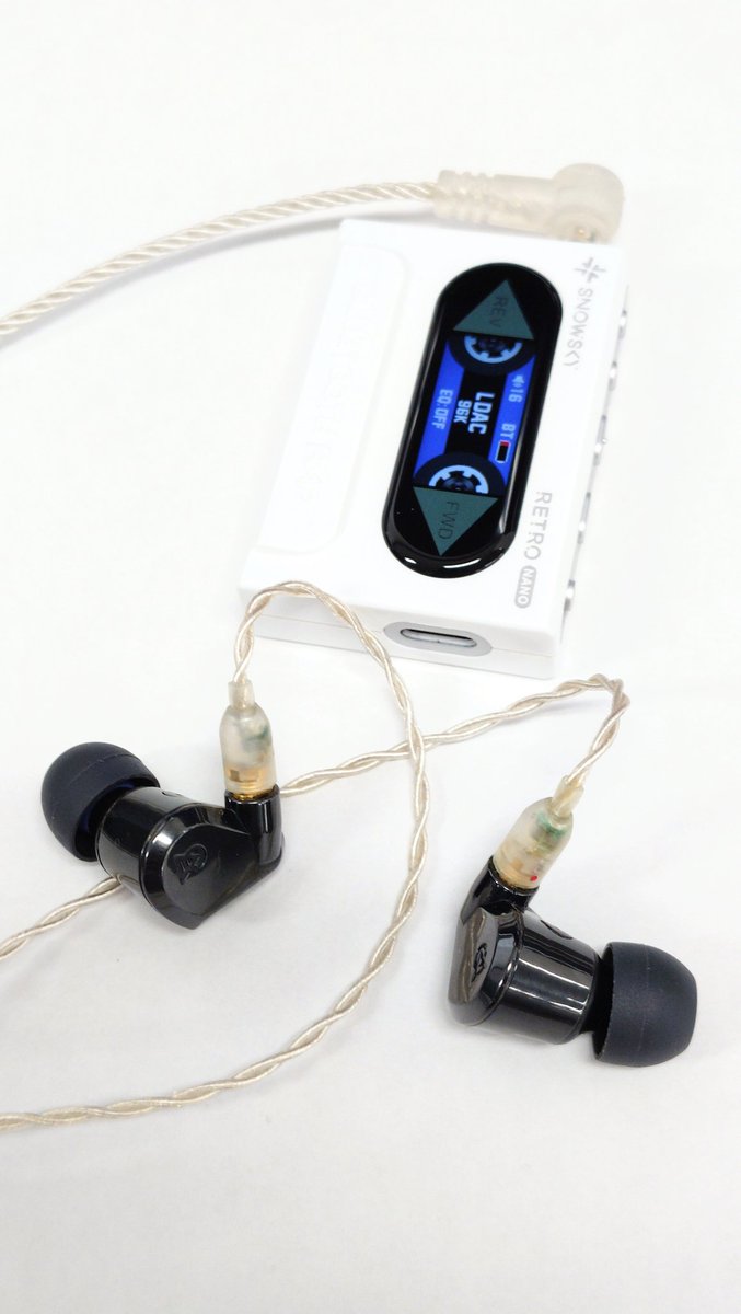 今日はFiiO Snowsky RETRO NANO + Campfire Audio Lyra(ケーブル：Pure
