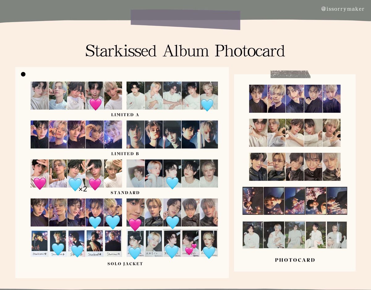 TOMORROW X TOGETHER TXT トゥバ Starkissed トレカ ポップアップ 交換