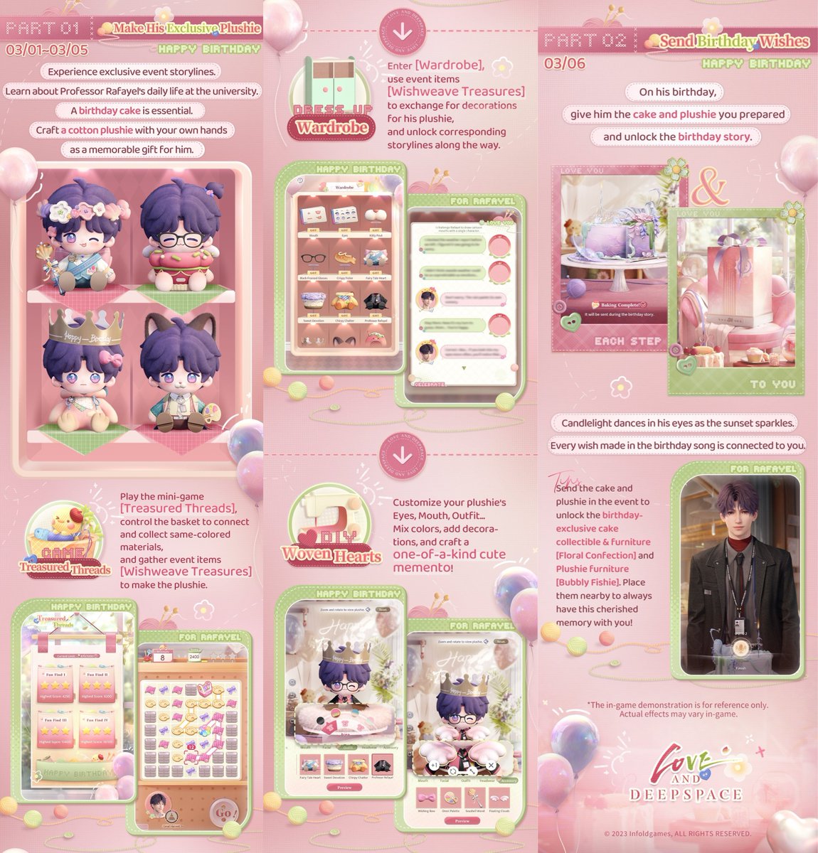 Love and Deepspace | Rafayel's Birthday 🍰New 5-Star Memory