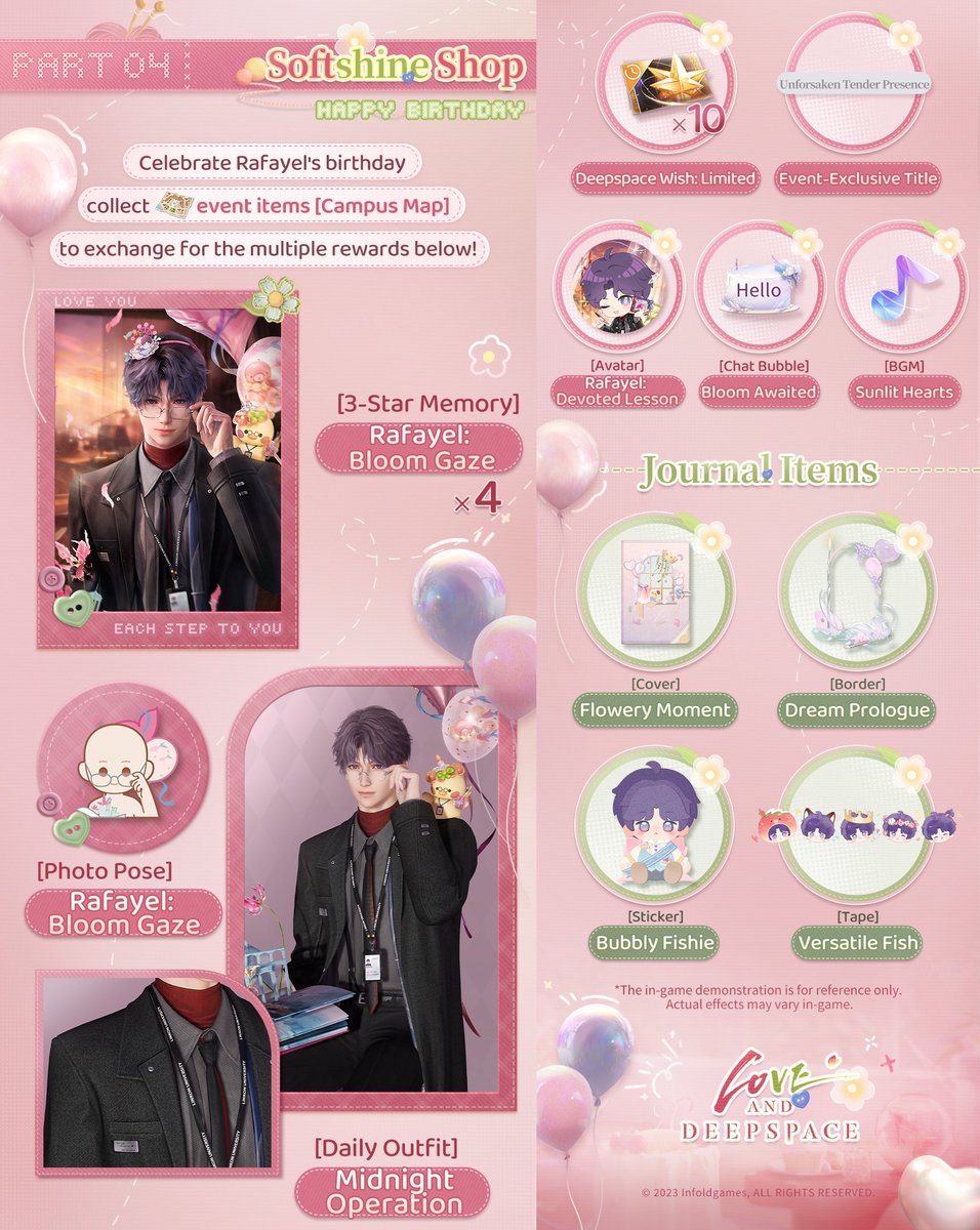 Love and Deepspace | Rafayel's Birthday 🍰New 5-Star Memory