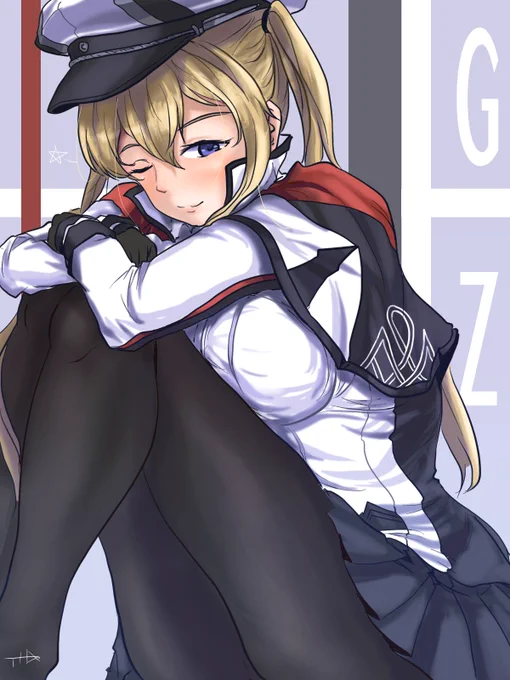 #唐突に5年前の絵を載せる見た人もやる クリスタ導入したてのグラーフ