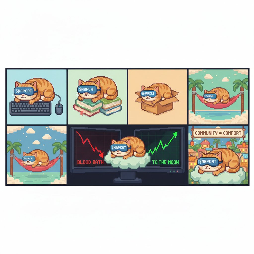 Alfarome71's tweet image. @CNPYNetwork Who needs a green candle when you have a cozy cloud? ☁️✨

Introducing Napping Cat ($NAPCAT). The first pixel-art cat that prioritizes naps over rugs. Let the others fight, we’re just dreaming big. 💤

Check us out on Canopy!🔥 testnet.app.canopynetwork.org/chains/72014 #TESNET #Canopy