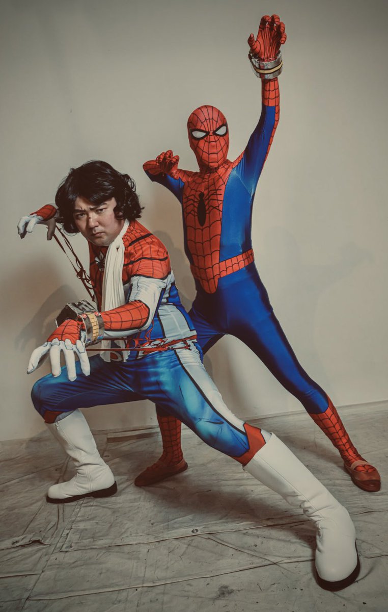 偉大なる東映版スパイダーマン
コーニッシュさん

コーニッシュさんと写真を撮る事を
当日の最大の目的としておりましたが
スパイダーブレスレットまで譲って頂き…

貴方は皆を笑顔にする…
真のヒーローだと確信しました🕷🕸

📸<a href="/PhotolifeOka/">Okano_yah</a> 

 #スパイダーバース2026
 #東映版スパイダーマン