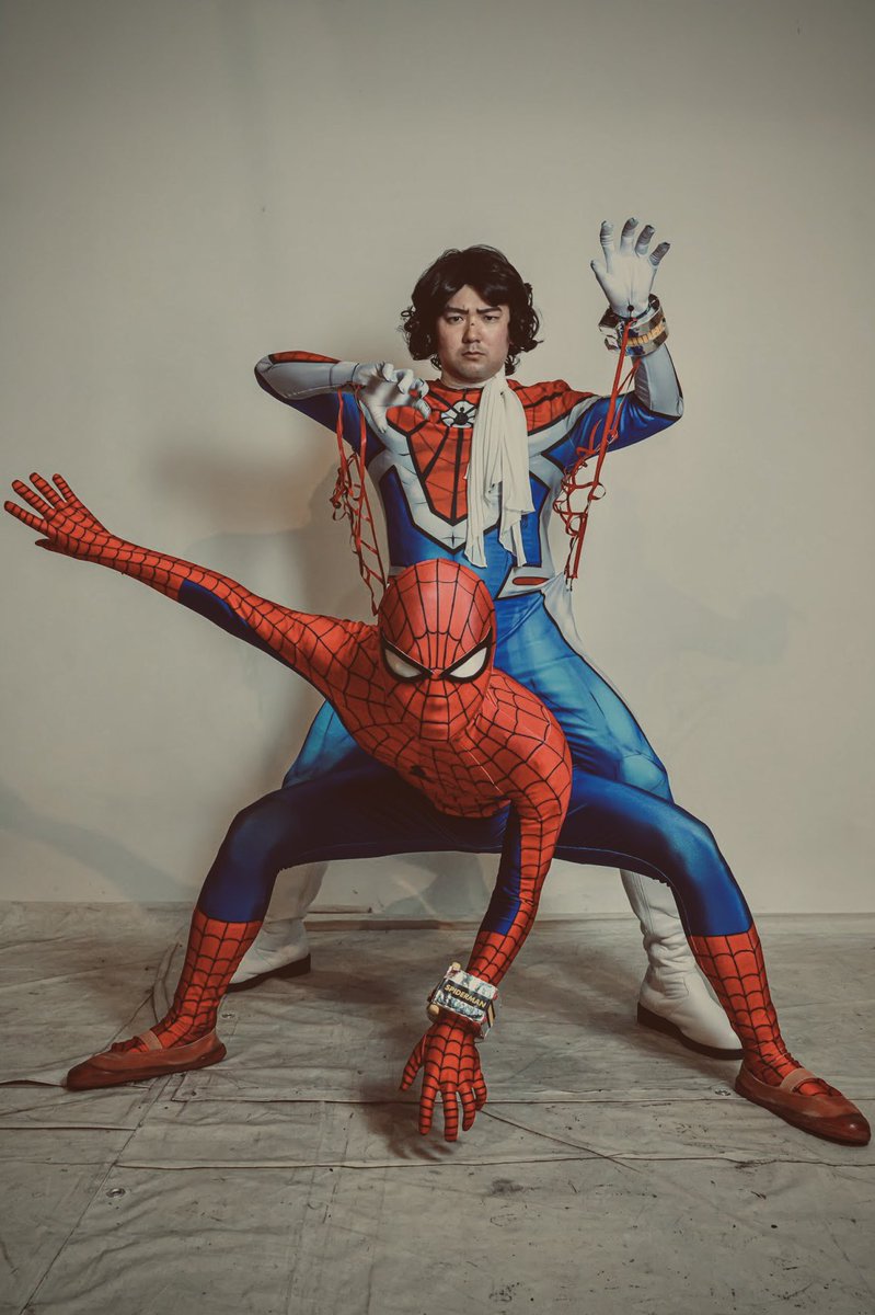 gouki_returns's tweet photo. 偉大なる東映版スパイダーマン
コーニッシュさん

コーニッシュさんと写真を撮る事を
当日の最大の目的としておりましたが
スパイダーブレスレットまで譲って頂き…

貴方は皆を笑顔にする…
真のヒーローだと確信しました🕷🕸

📸@PhotolifeOka 

 #スパイダーバース2026
 #東映版スパイダーマン https://t.co/8IFu0LNbyx
