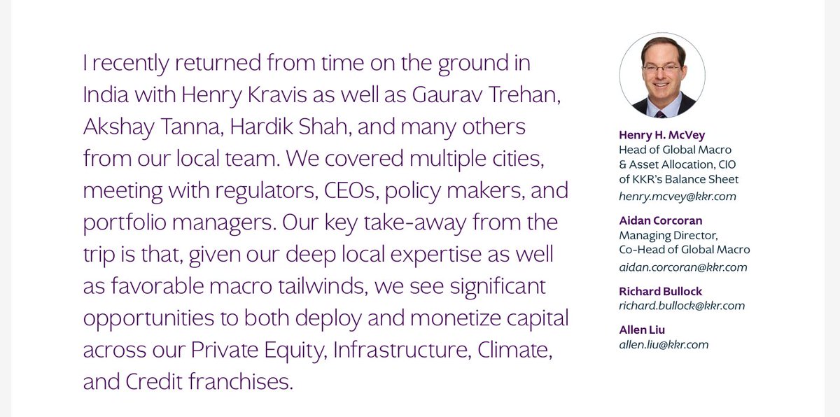 anuraag_saxena's tweet photo. If you are still on the wall about #India, read KKR's latest view (link below).
Simply the most eloquent assessment of why the world should choose #LongIndia.
If you still stay on that wall... well that's on you :-).
.
https://t.co/rnz3kZ7OXq
@narendramodi @nsitharaman @PiyushGoyal