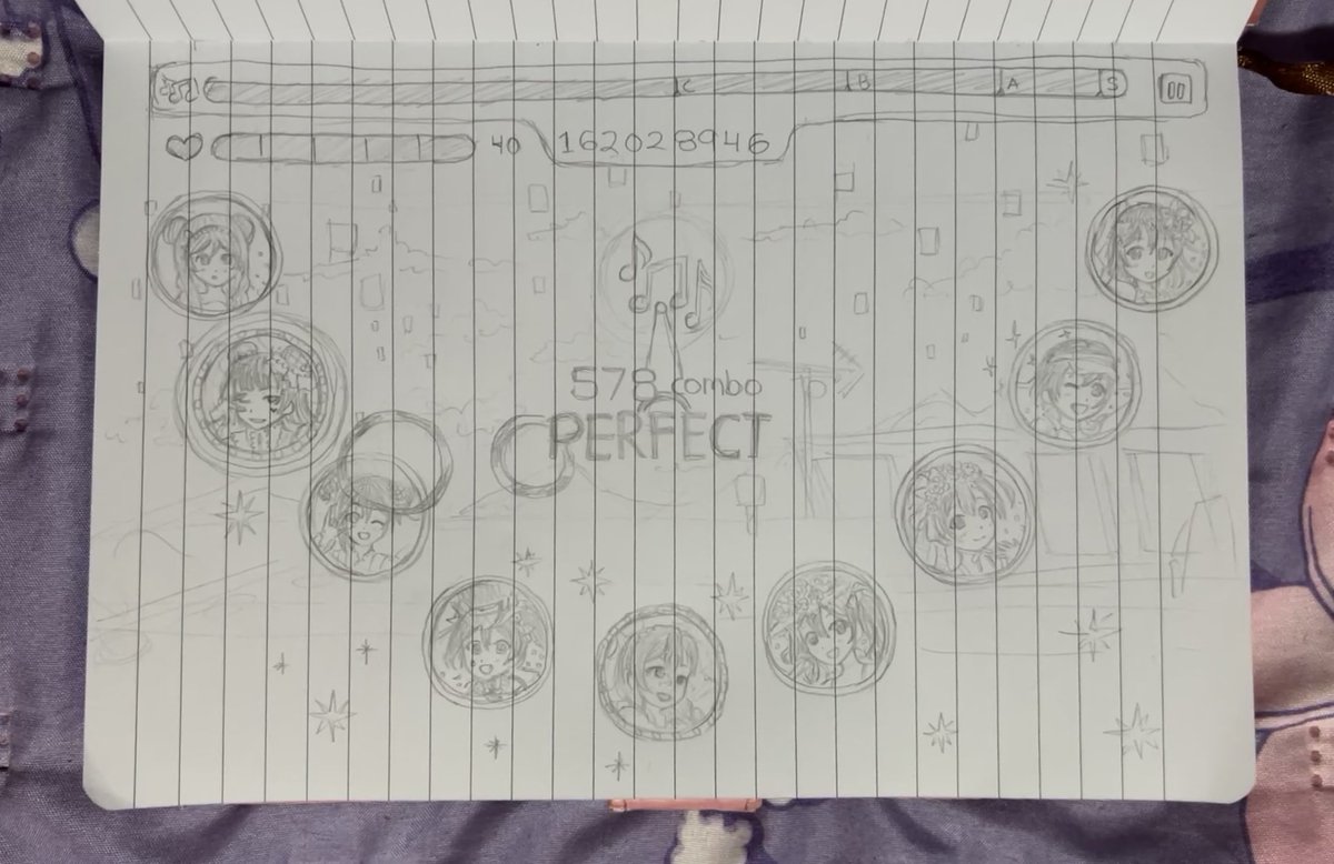 i made a sif daisuki dattara daijobu (master) fanart because i miss playing it and i'm allowed to make bad art