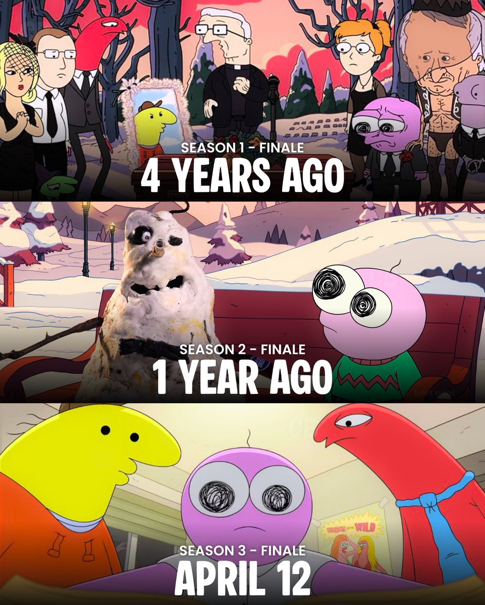 TheCartoonBase's tweet photo. ‘SMILING FRIENDS’ will end after 2 more episodes on April 12. https://t.co/vZKs4WiqDW