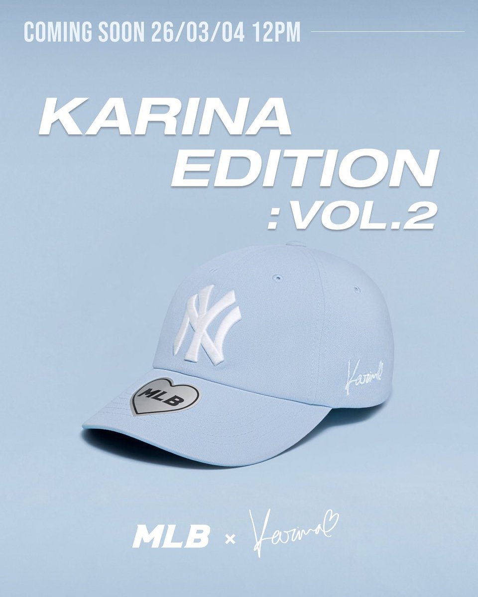 KARINA X MLB 『KARINA EDITION : VOL.2』 3月4日 (水) 12:00 発売開始