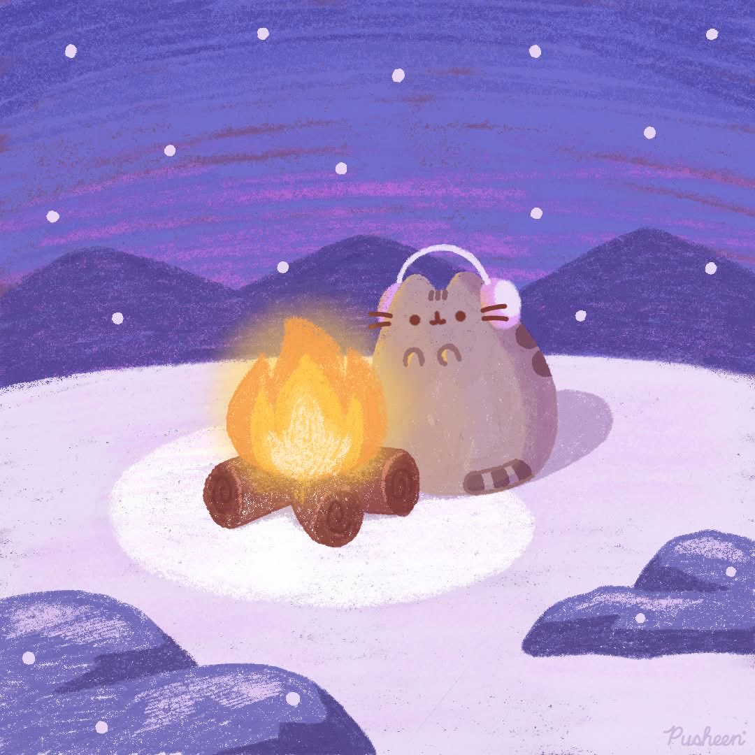 CandiAplRed's tweet photo. Keeping toasty on this cold night🔥 #toasty #pusheen #toastytoebeans #toocute #chillynight https://t.co/w7OH2YFtSg