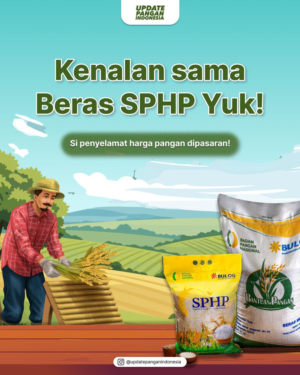 BULOG_Mkw's tweet photo. Hayoo siapa yang belum tau beras SPHP? Sini-sini minpan jelasin!!😉
Beras SPHP ini merupakan beras yang bertugas kalau harga beras di pasar lagi “nakal”, biar harganya balik lagi stabil. 
#SobatPanganIndonesia #UpdatePanganIndonesia #EdukasiPangan #KenalanSPHP https://t.co/op6gho69ei