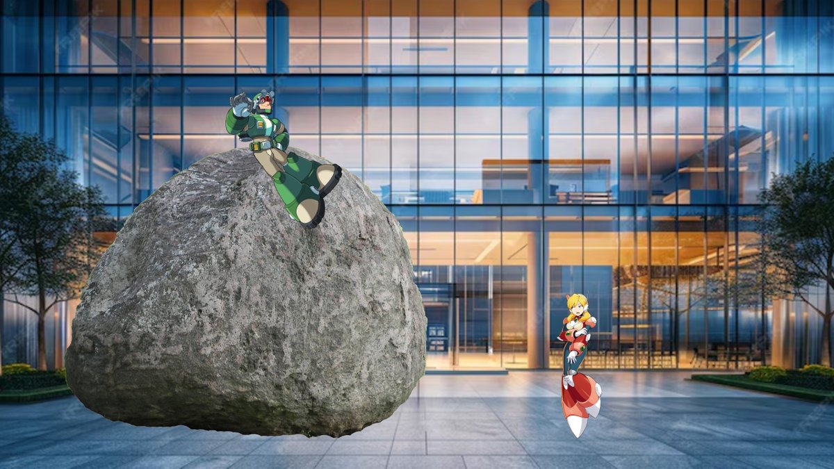 Alia doesn't believe that the new maverick hunter snow cone stand was destroyed by a massive boulder... also I drove it back to HQ.