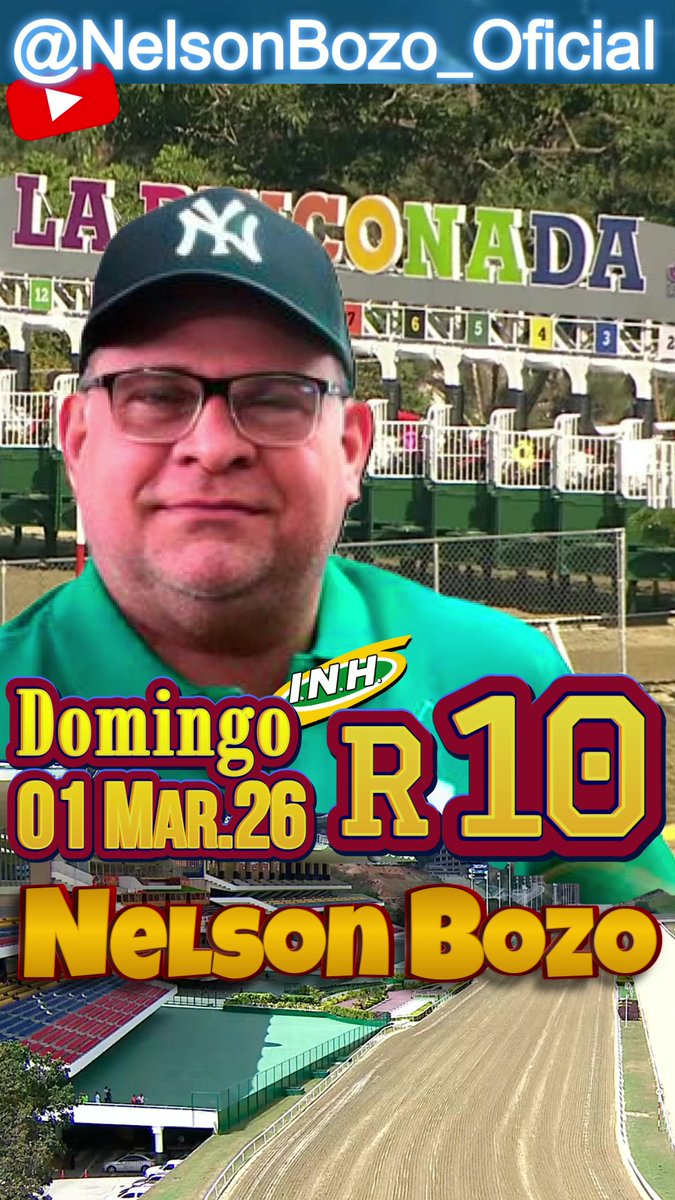 GRATIS !👉 3Fijos y 5y6 #LaRinconada 01.Marzo.26 | R10 | Nelson Bozo "el Triple Coronado del Hipismo" 🏇🏅🏆
por Aquí ! ...👉 LINK: youtu.be/BPSF_Q4G62M 🔥