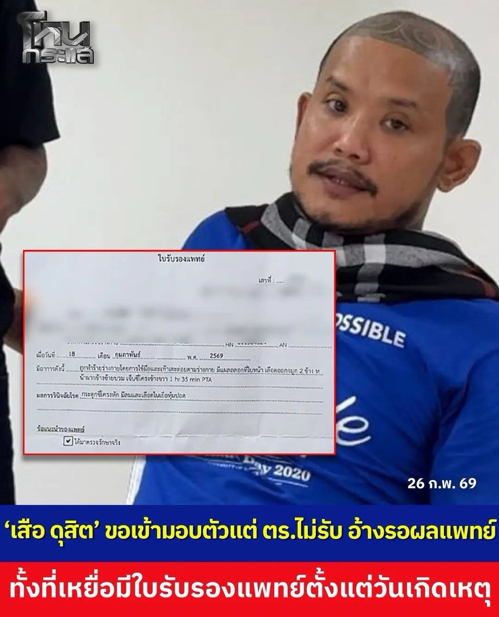 อีดอก กูถามจริง อีเสือ ดุสิตมามอบตัวแล้ว แต่ตำรวจไม่ยอมรับ บอกว่าต้องได้ผลแพทย์ก่อน ทั้งที่เหยื่อมีใบรับรองแพทย์แล้ว  มึงกลัวอำนาจมืดหรือไง ไม่เข้าใจเลยจริงๆ!!!!!
#โหนกระเเส  #เสือดุสิต