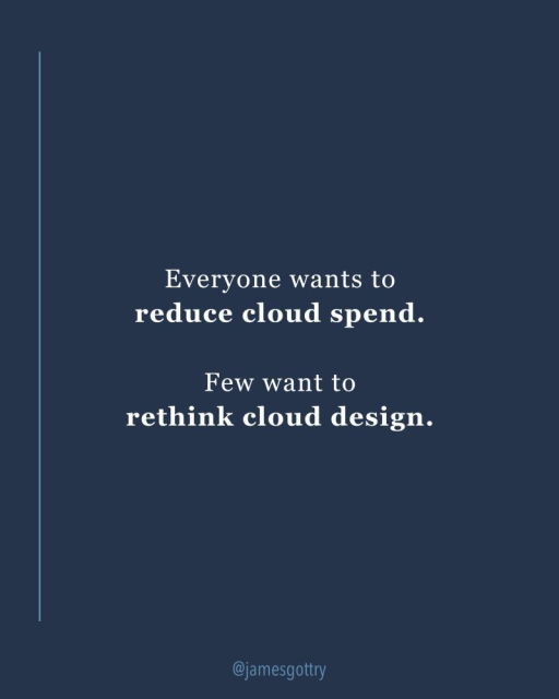vmwarensxcloud's tweet photo. Reducing cloud spend typically starts with a spreadsheet and ends with a headache. It should start with a strategy and end with an architecture. Most teams look for quick wins, but quick wins usually lead to operational chaos and higher costs. https://t.co/1sUkk5SJf9 https://t.co/5svsjLSm7w