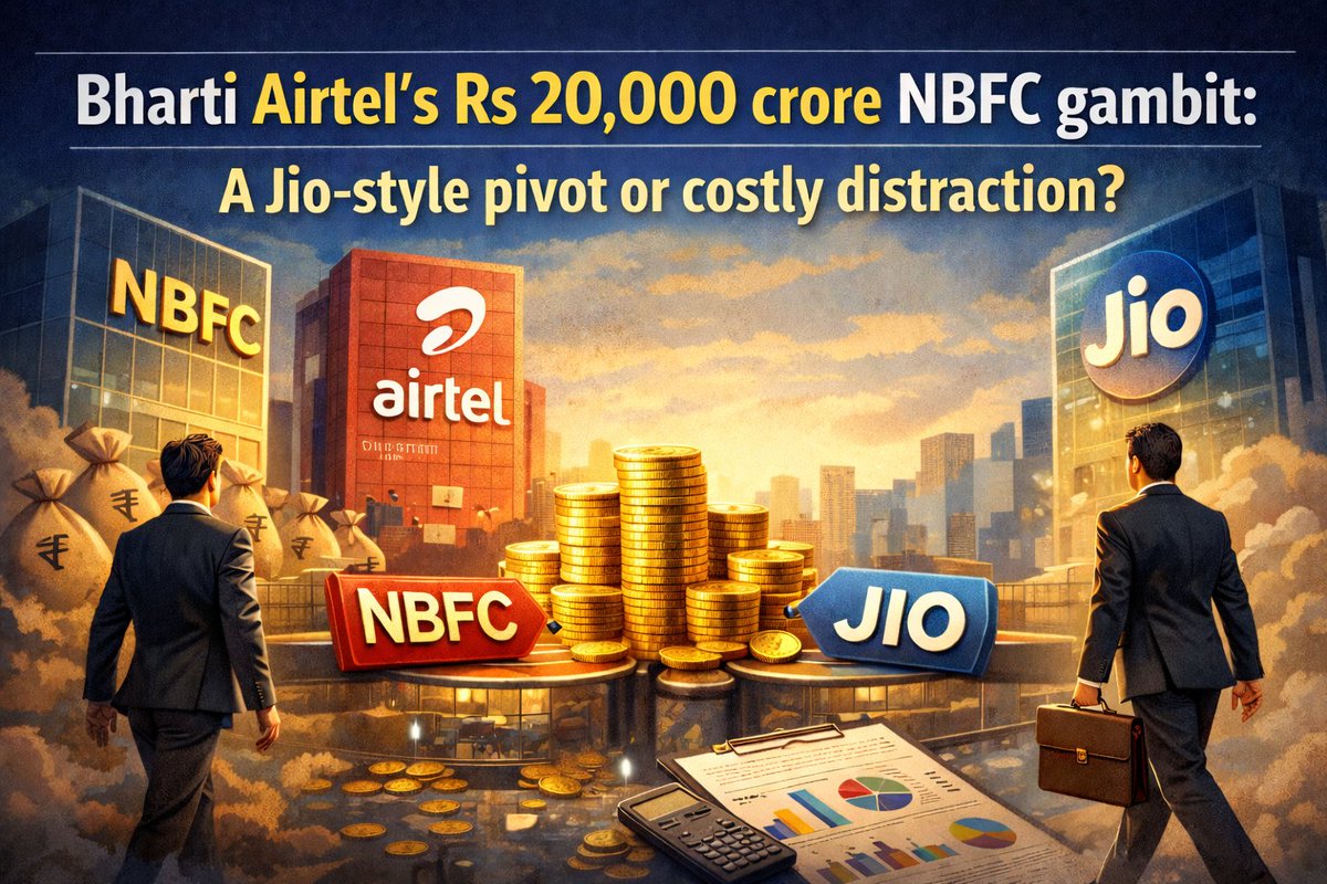 ETMarkets's tweet image. #BhartiAirtel's Rs 20,000 crore #NBFC gambit: A #Jio-style pivot or costly distraction?
#ETMarkets 

economictimes.indiatimes.com/markets/stocks…