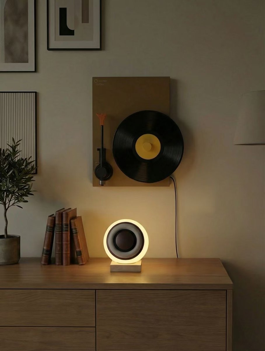 Wall Vinyl Audio Player