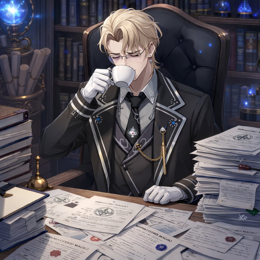 "Si pensaron que ser mago es solo tirar encantamientos, la realidad es muy diferente..."

"Ultimamente me veo hasta el cuello de asuntos del ministerio magico. Ah este paso necesitare un buen respiro..."

(El sueño, me mata pero estoy lechuga como fresco😵‍💫)