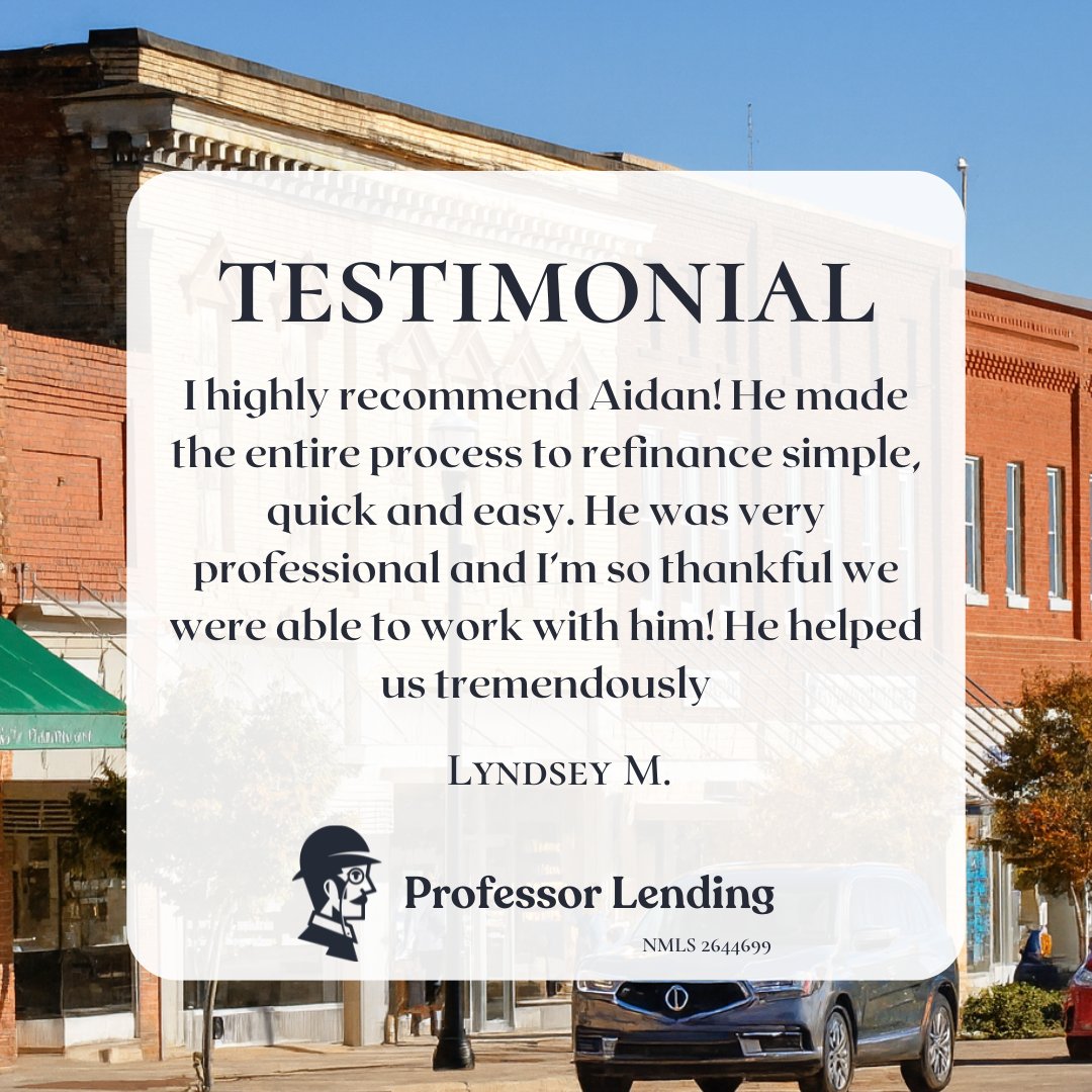 ProfessorLend's tweet photo. Aidan (NMLS 2721963) is licensed in North Carolina and Oklahoma. He's ready to serve you! https://t.co/bNid6YU64J