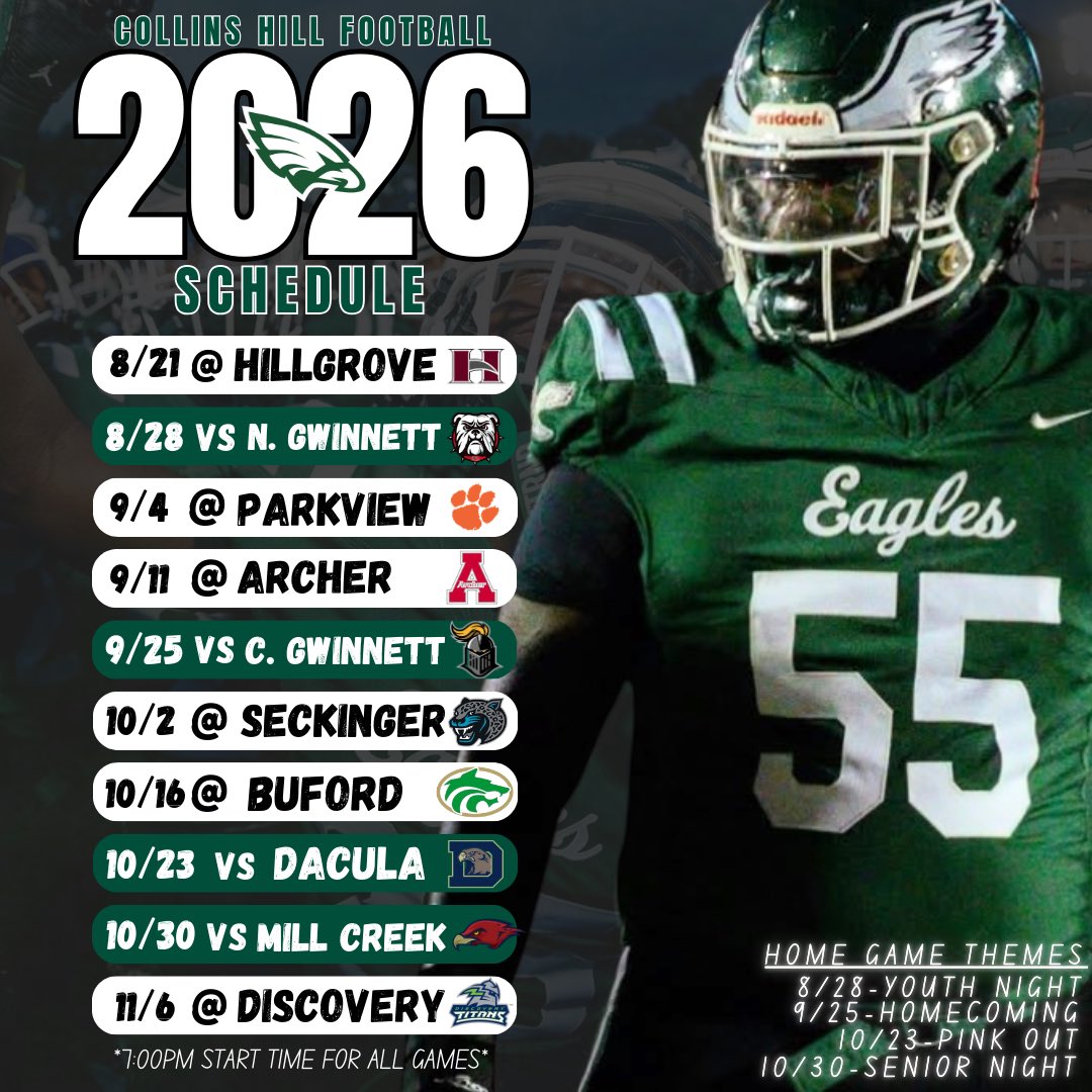 Collins Hill Eagles Football tweet media