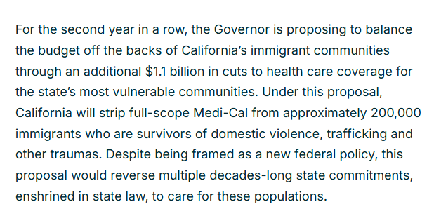 <a href="/GavinNewsom/">Gavin Newsom</a> Your voters will love this...

"Despite being framed as a new federal policy, this proposal would reverse multiple decades-long state commitments, enshrined in state law, to care for these populations."

It never fails to amaze me how democrats get away with lying about their own